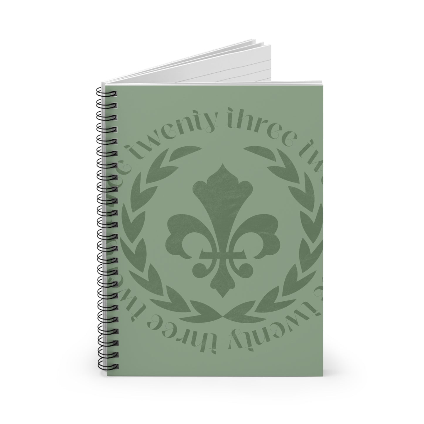 Sebastian Spiral Notebook / Sage