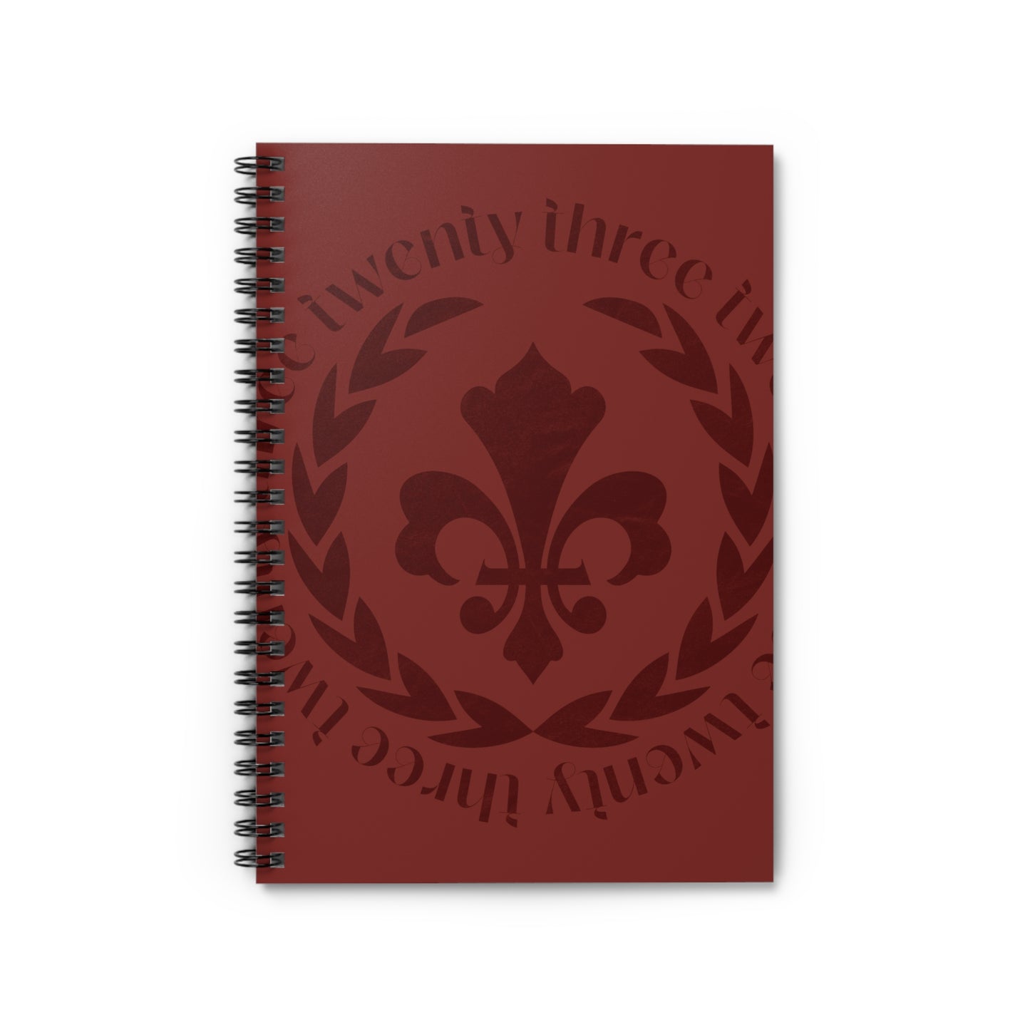 Sebastian Spiral Notebook / Maroon
