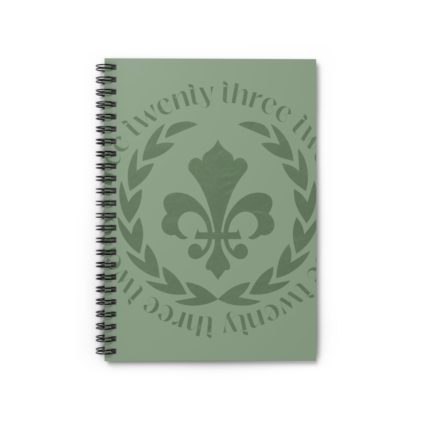 Sebastian Spiral Notebook / Sage