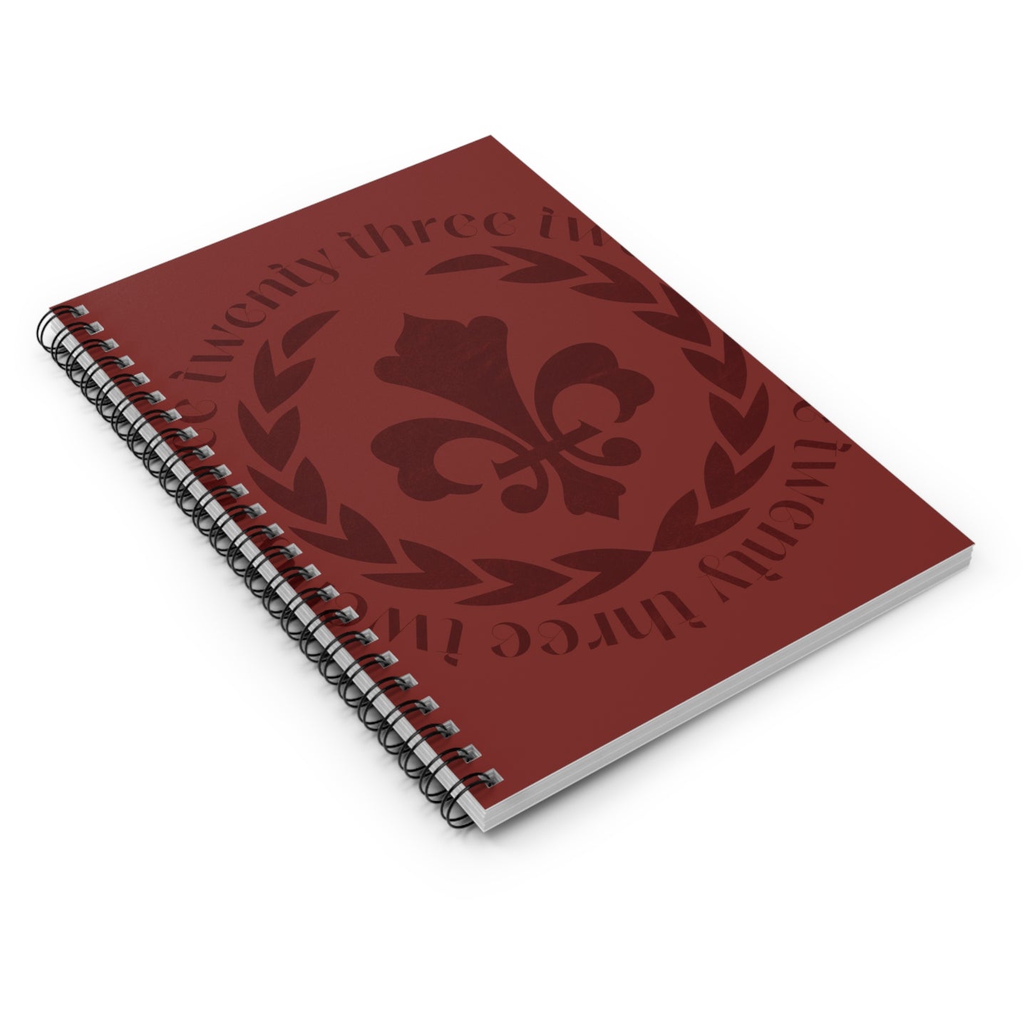 Sebastian Spiral Notebook / Maroon