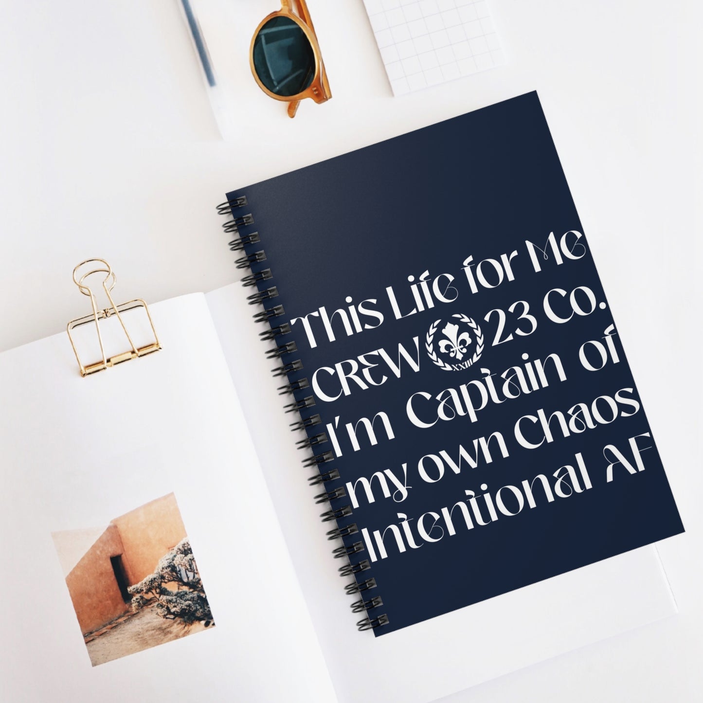 Carlton Spiral Notebook / Navy