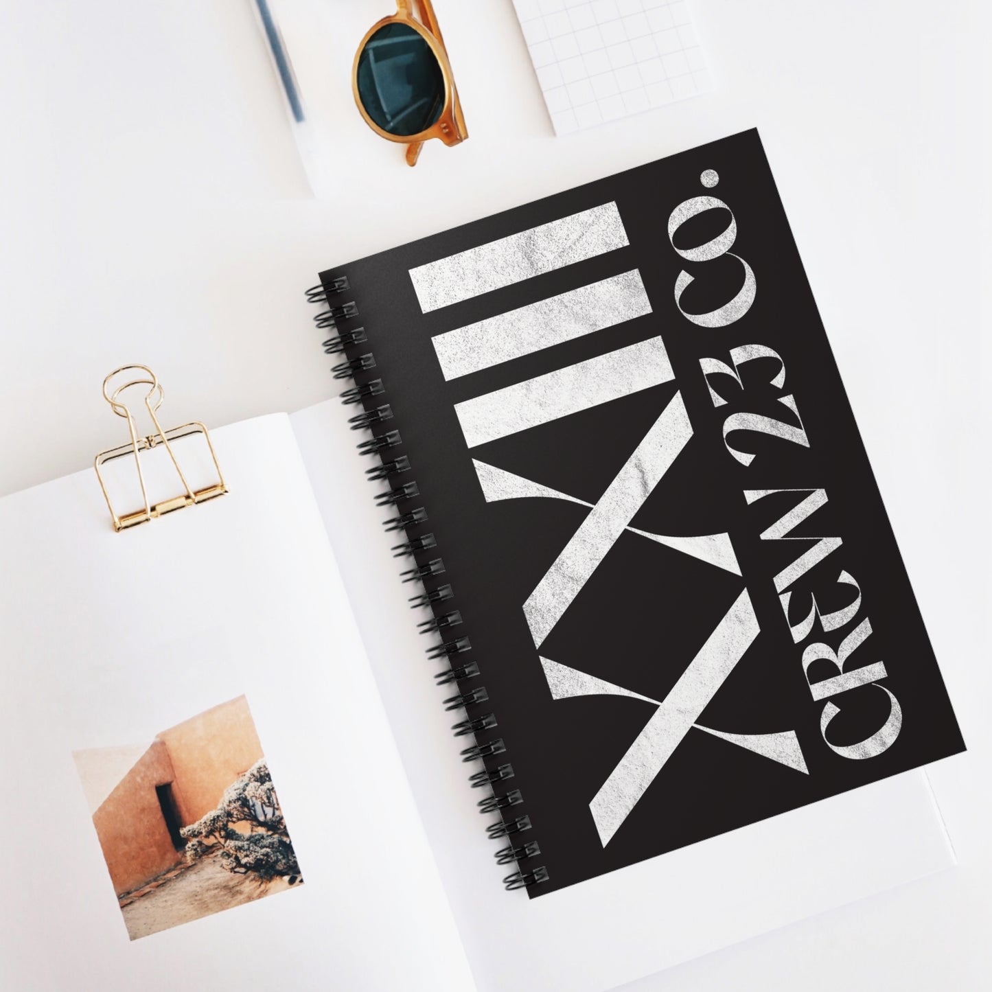 Owen Spiral Notebook / Black