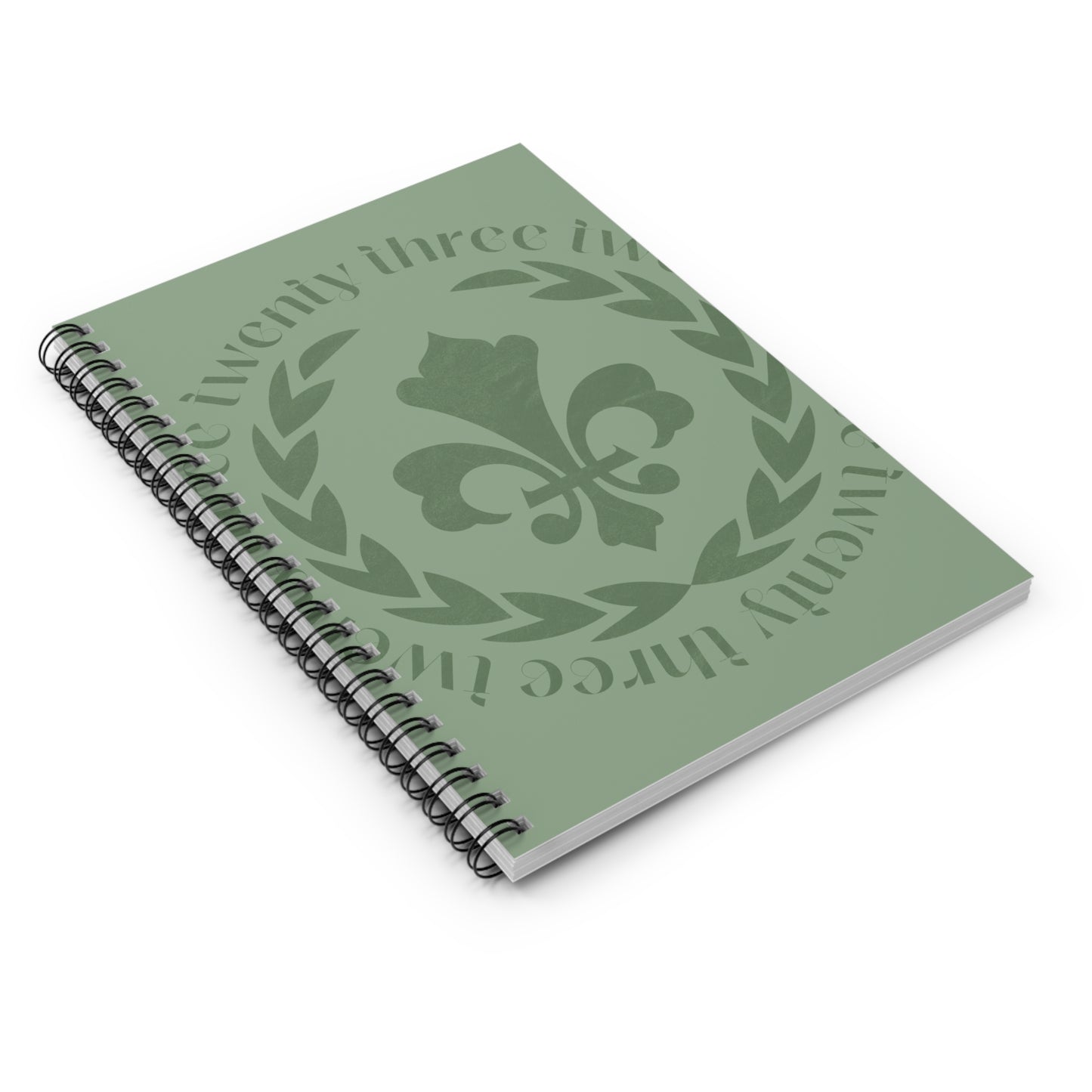 Sebastian Spiral Notebook / Sage