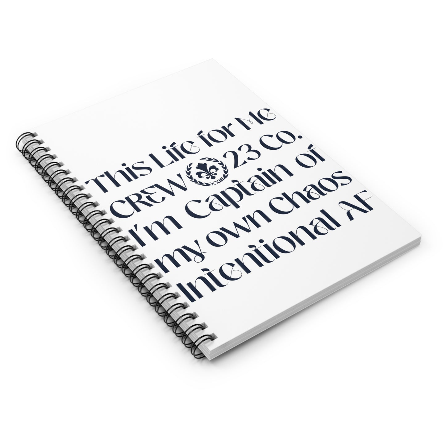Carlton Spiral Notebook / White