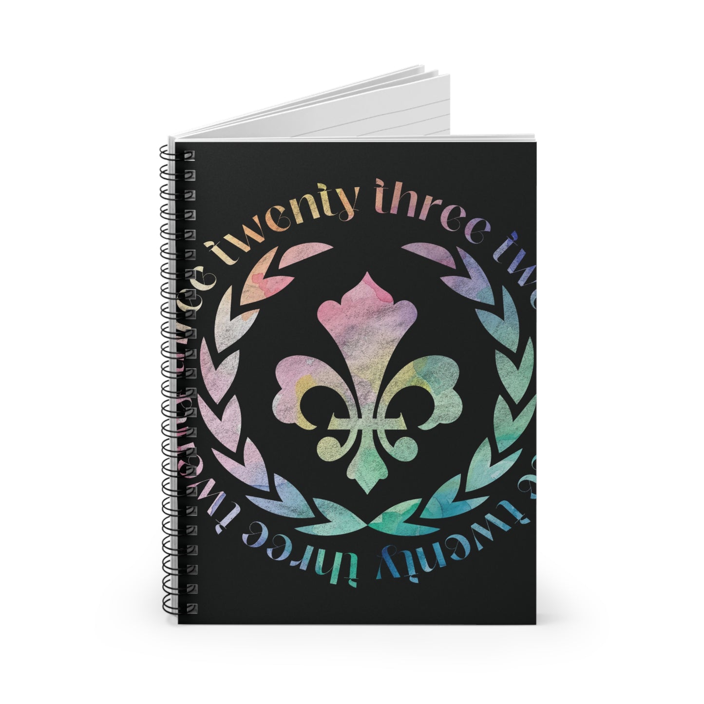 Selena Spiral Notebook / Black