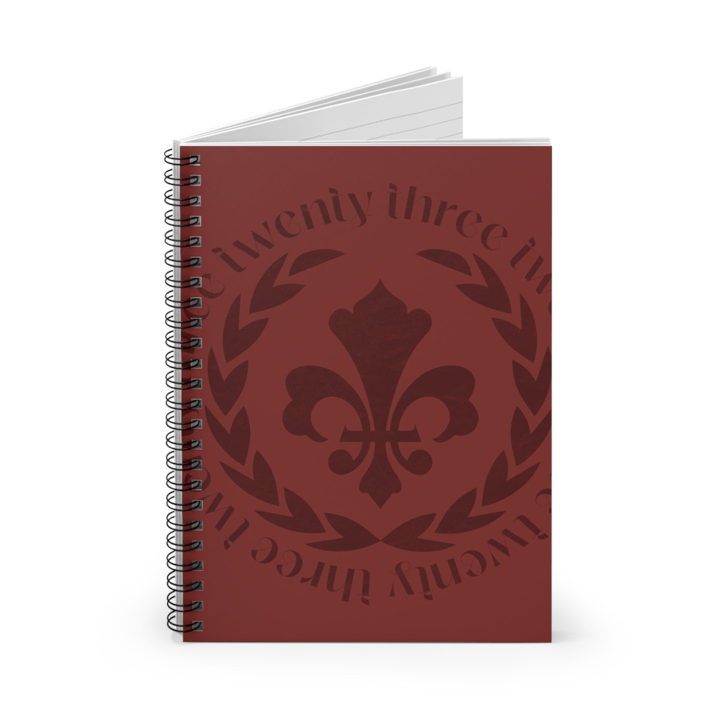 Sebastian Spiral Notebook / Maroon