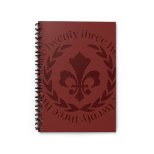Sebastian Spiral Notebook / Maroon