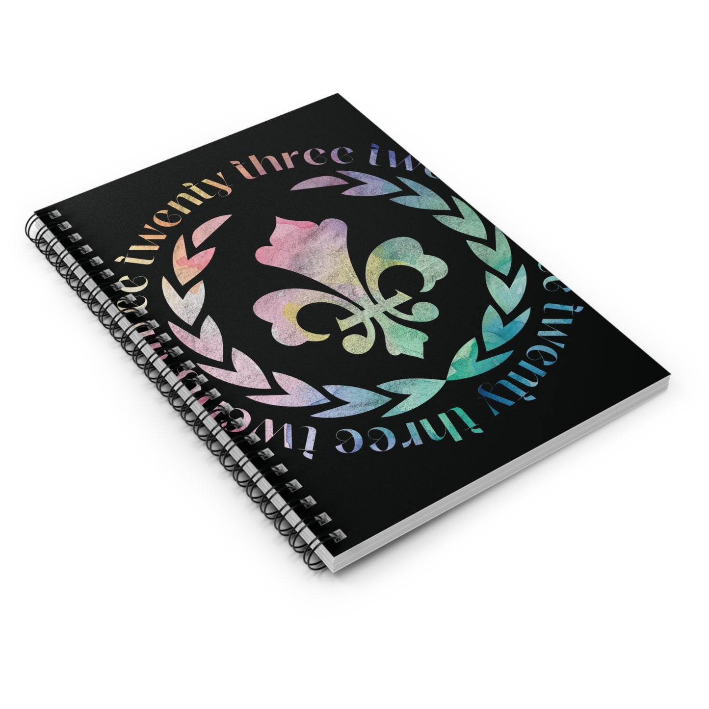 Selena Spiral Notebook / Black