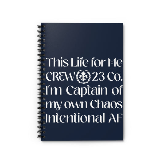Carlton Spiral Notebook / Navy
