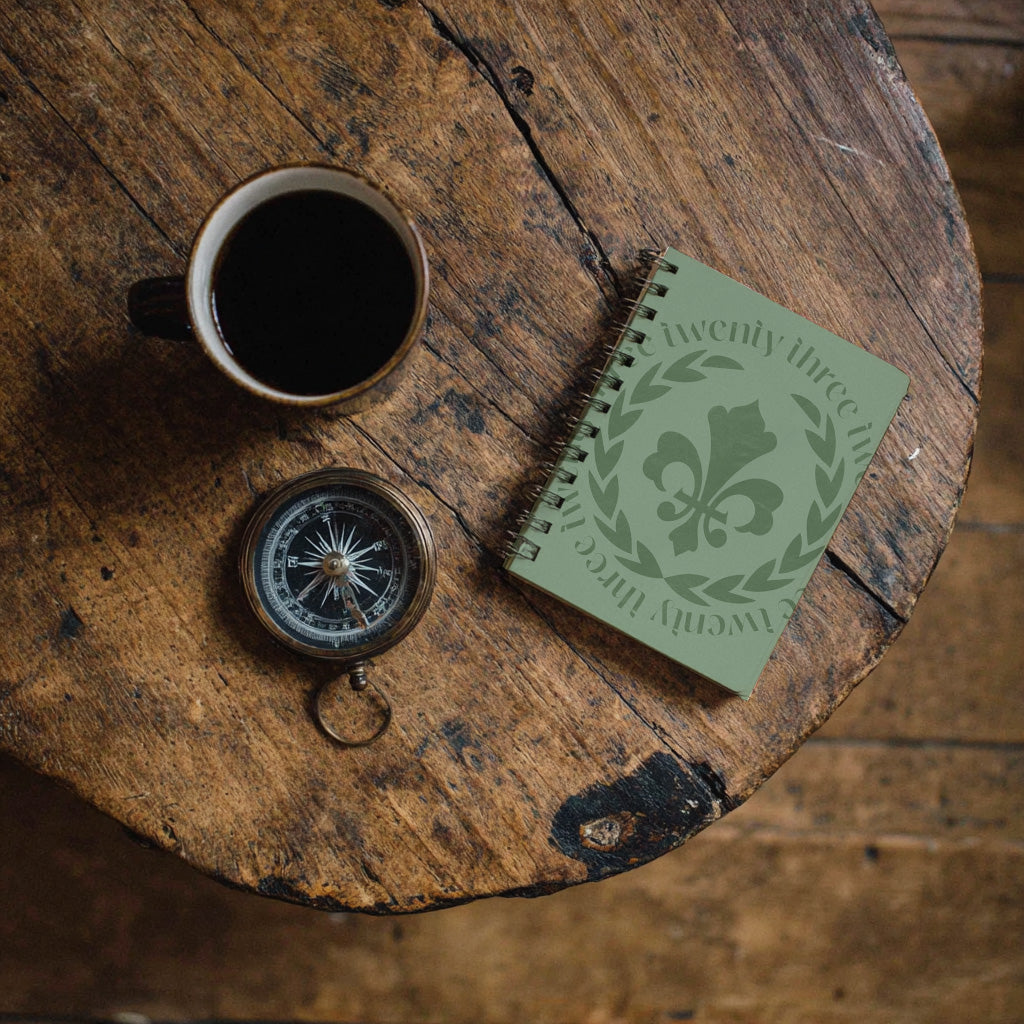 Sebastian Spiral Notebook / Sage